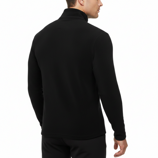 Decathlon MH120 Men's Full Zip Polar Fleece Jacket Black | QHA UK - QHA UK