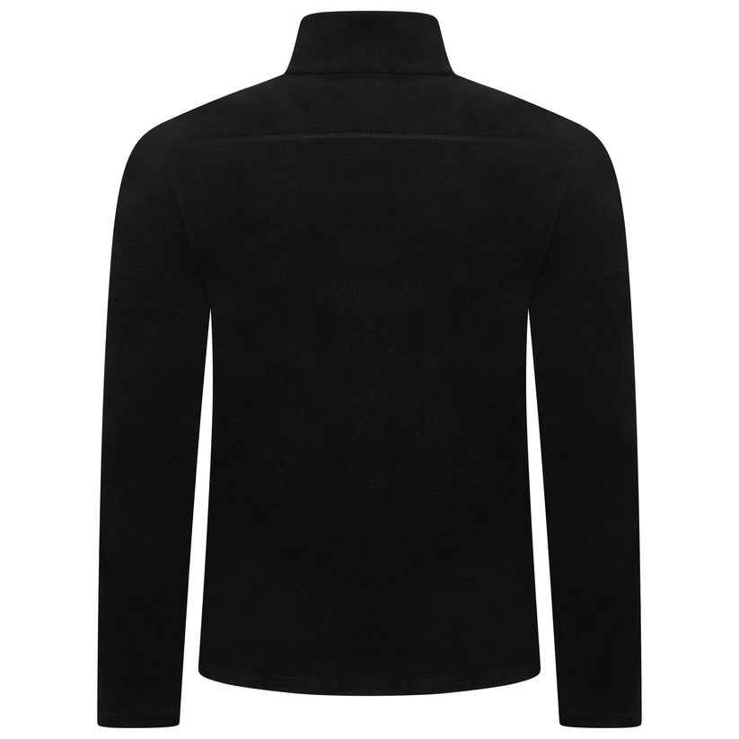 Decathlon MH120 Men's Full Zip Polar Fleece Jacket Black | QHA UK - Sleeve Detail - QHA UK
