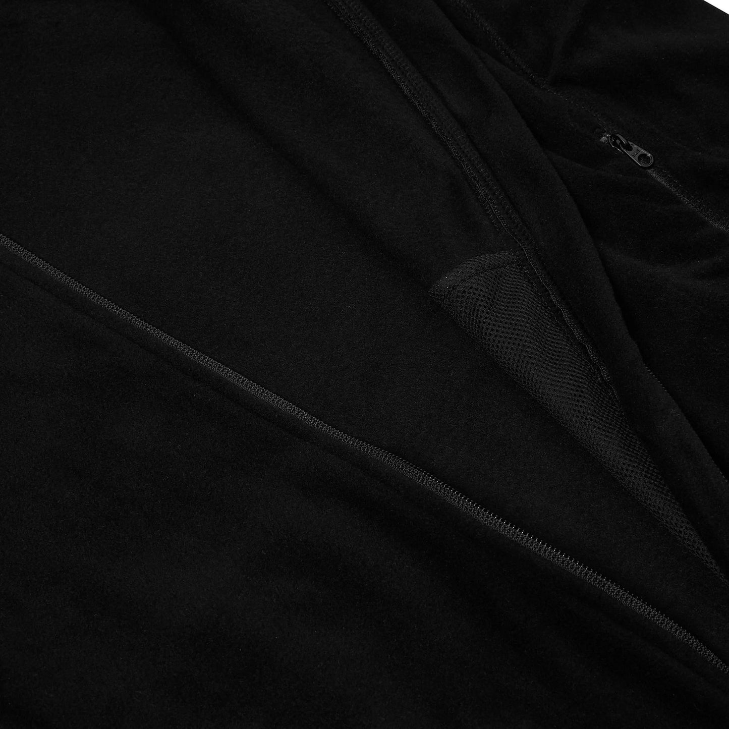Decathlon MH120 Men's Full Zip Polar Fleece Jacket Black | QHA UK - QHA UK