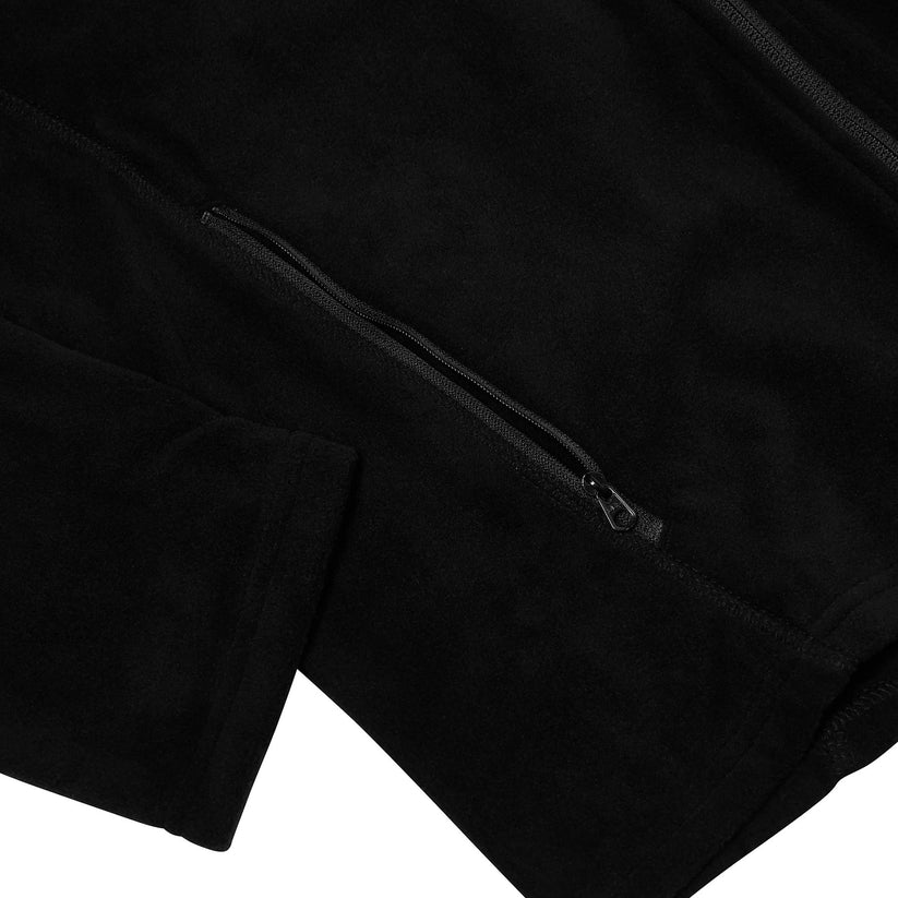 Decathlon MH120 Men's Full Zip Polar Fleece Jacket Black | QHA UK - QHA UK