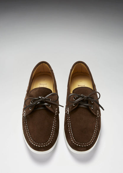 Hugs & Co Mens Deck Shoes Brown Suede UK 7-12 - QHA UK