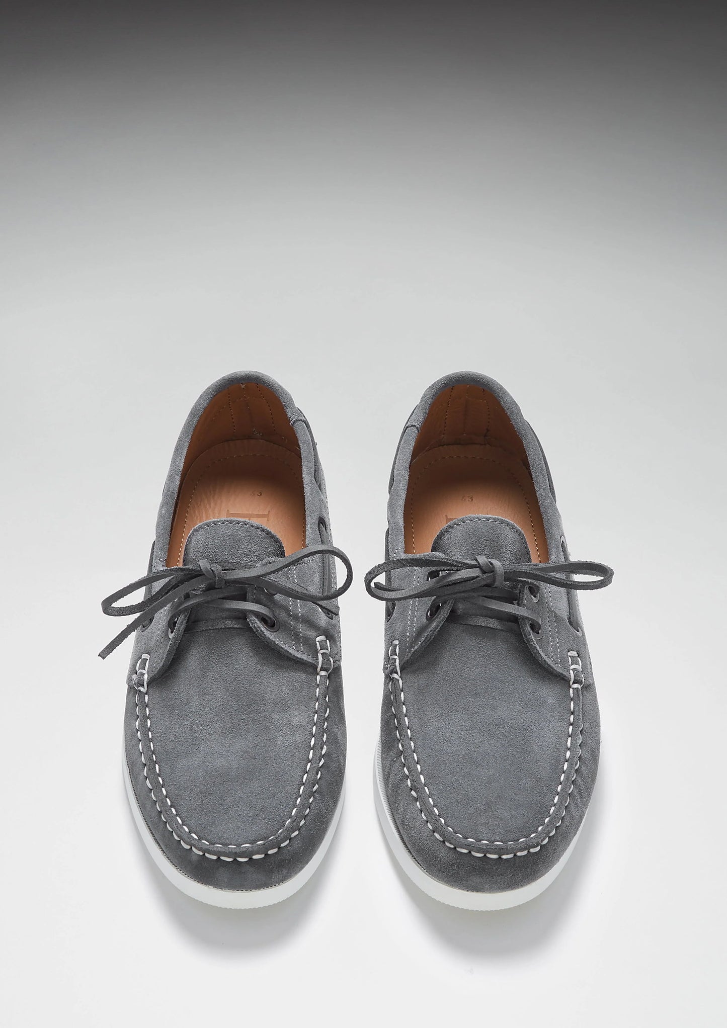 Hugs & Co Mens Deck Shoes Slate Grey Suede UK 7-12 - QHA UK