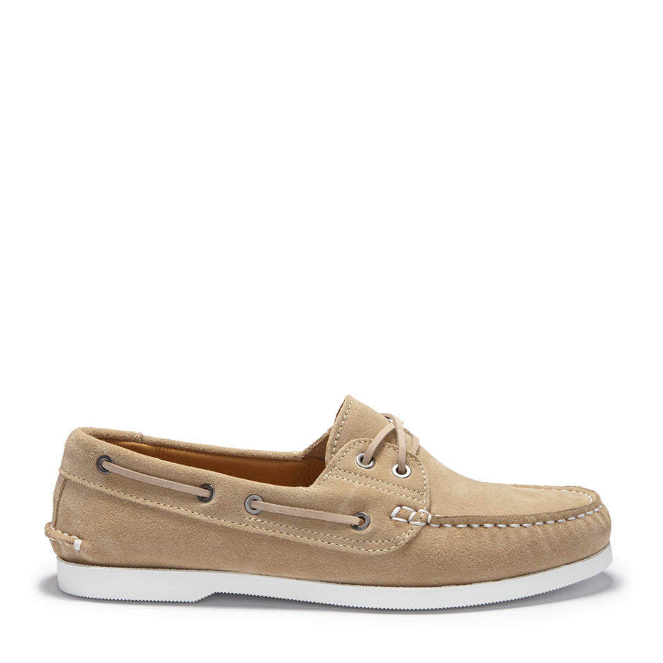 Hugs & Co Mens Deck Shoes Taupe Suede UK 7-12 - QHA UK