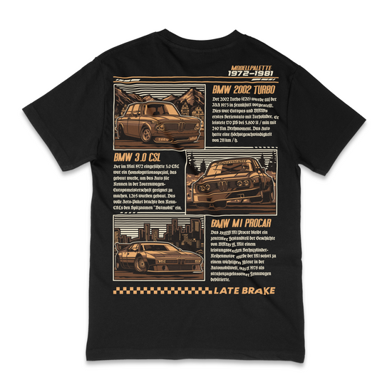 Late Brake Deutsche Familie T-Shirt Cotton Car Enthusiast Tee 180gsm - QHA UK