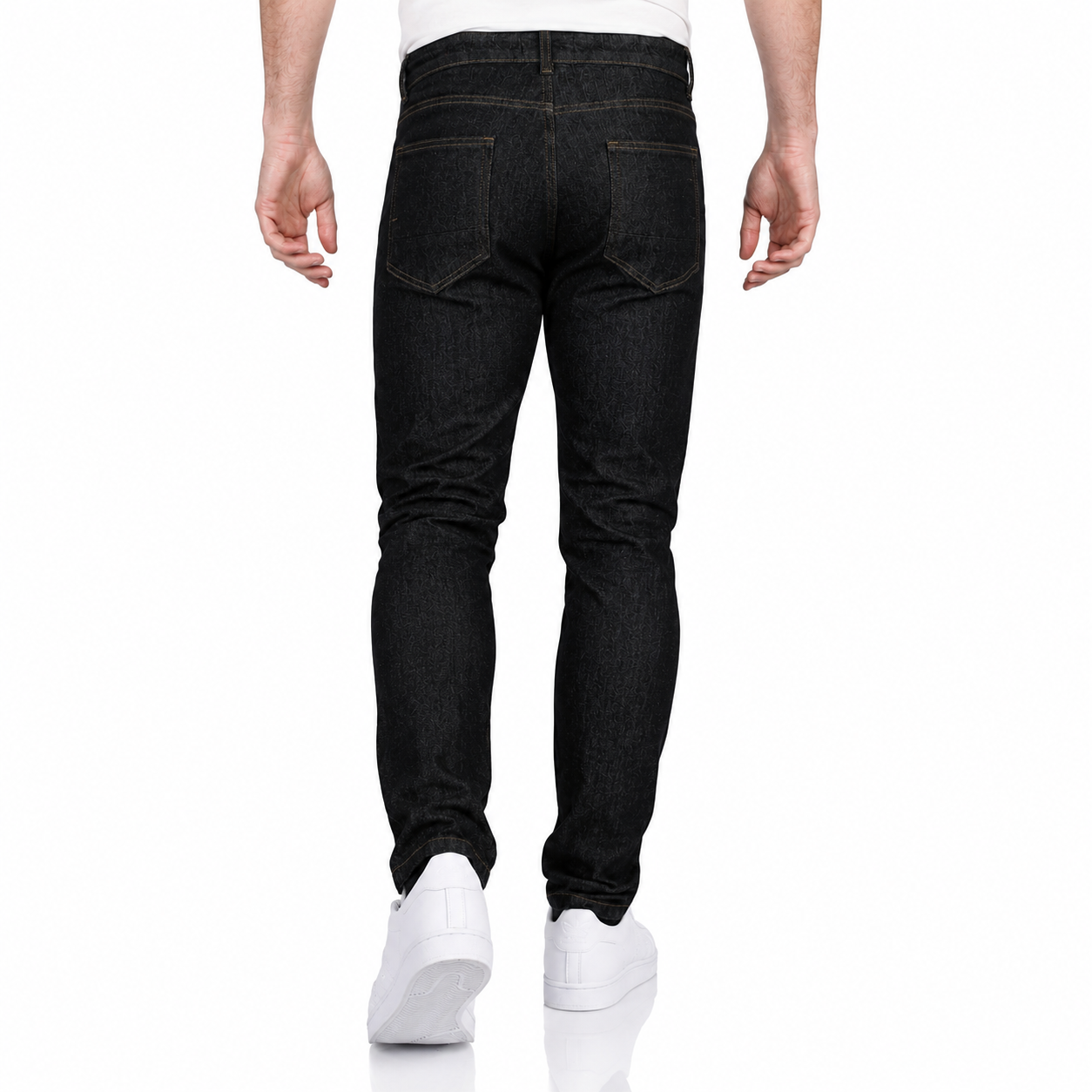Ditch Plains BKX Mens Stretch Skinny Jeans Slim Fit Cotton Denim Pants - QHA UK