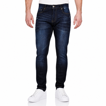 Ditch Plains BKX Mens Stretch Skinny Jeans Slim Fit Cotton Denim Pants - QHA UK