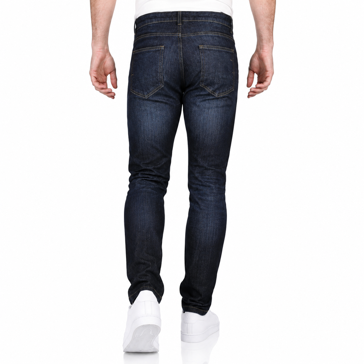 Ditch Plains BKX Mens Stretch Skinny Jeans Slim Fit Cotton Denim Pants - QHA UK