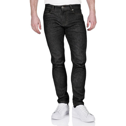 Ditch Plains BKX Mens Stretch Skinny Jeans Slim Fit Cotton Denim Pants - QHA UK