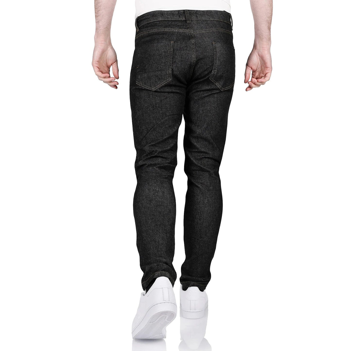 Ditch Plains BKX Mens Stretch Skinny Jeans Slim Fit Cotton Denim Pants - QHA UK