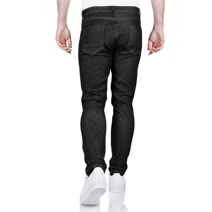Ditch Plains BKX Mens Stretch Skinny Jeans Slim Fit Cotton Denim Pants - QHA UK