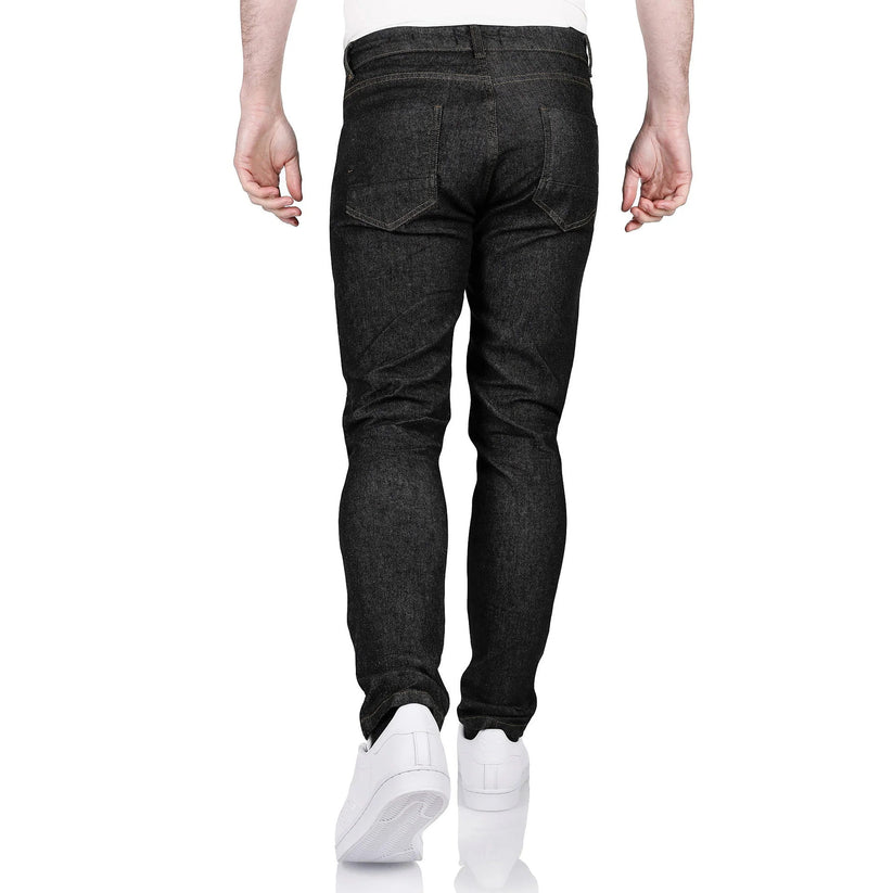 Ditch Plains BKX Mens Stretch Skinny Jeans Slim Fit Cotton Denim Pants - QHA UK