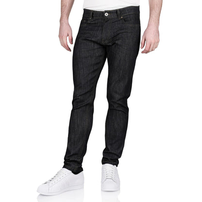 Ditch Plains BKX Mens Stretch Skinny Jeans Slim Fit Cotton Denim Pants - QHA UK