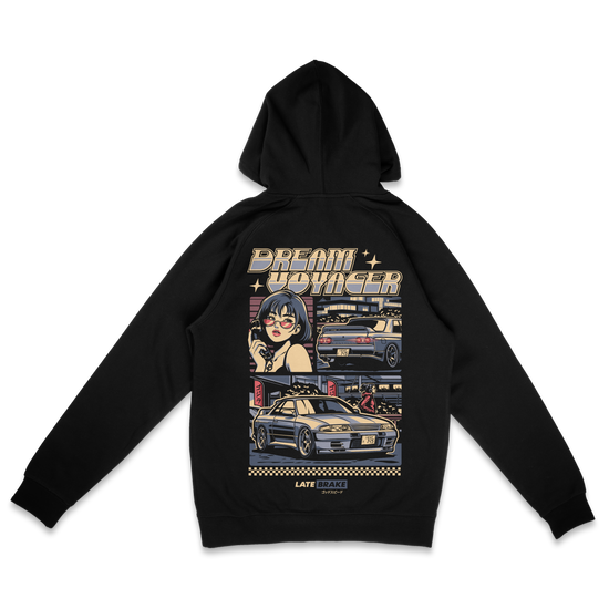Late Brake Dream Voyager Hoodie T-Shirt Car Enthusiast Tee | Late - QHA UK