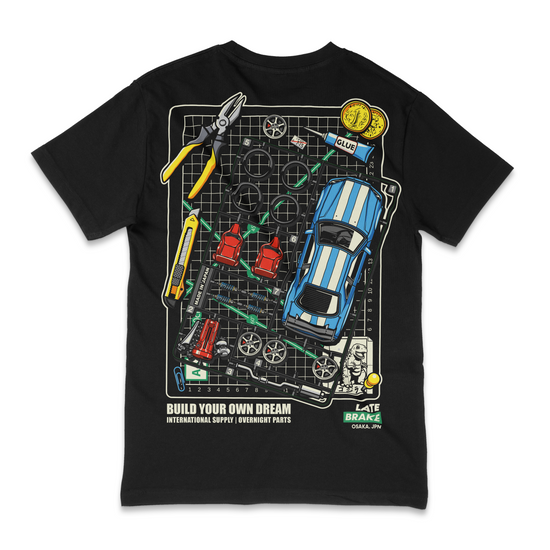 Late Brake Dreams T-Shirt Cotton Car Enthusiast Tee 180gsm | Late - QHA UK