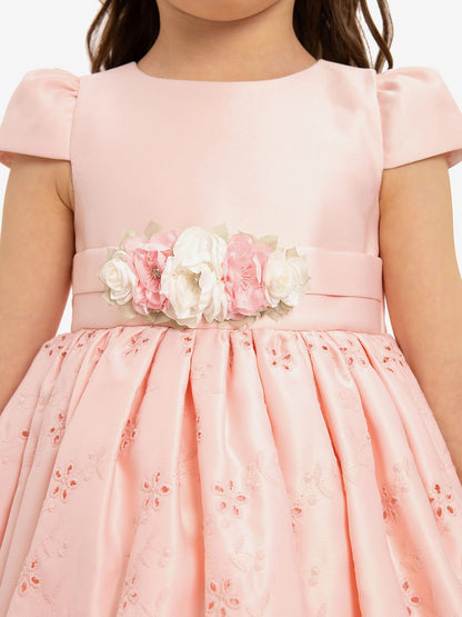 DRESS & Fleur Baby Girls Dress with Headband in Pink | QHAUK - QHA UK