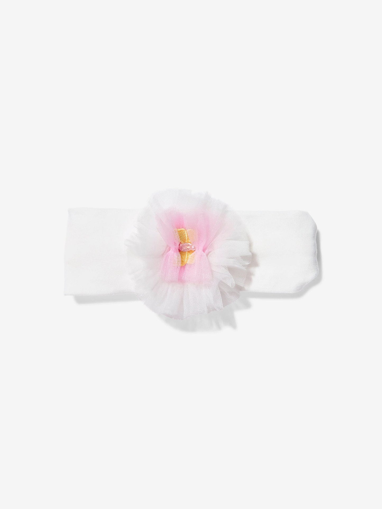DRESS & Fleur Baby Girls Occasion Dress with Headband in Ivory - QHA UK