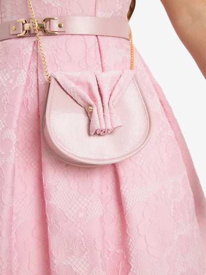 DRESS & Fleur Girls Dress with Bag and Belt in Pink | QHAUK - QHA UK