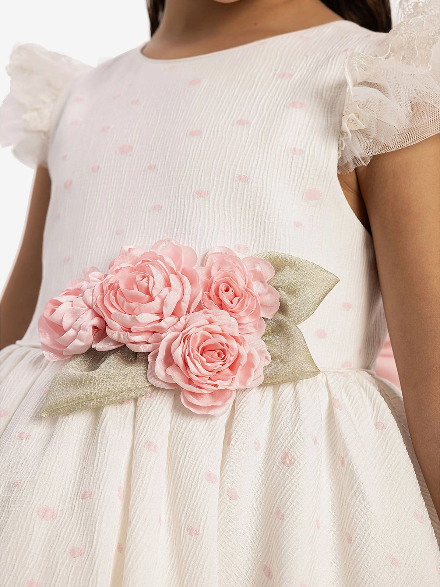 DRESS & Fleur Girls Dress with Headband in Pink | QHAUK - QHA UK