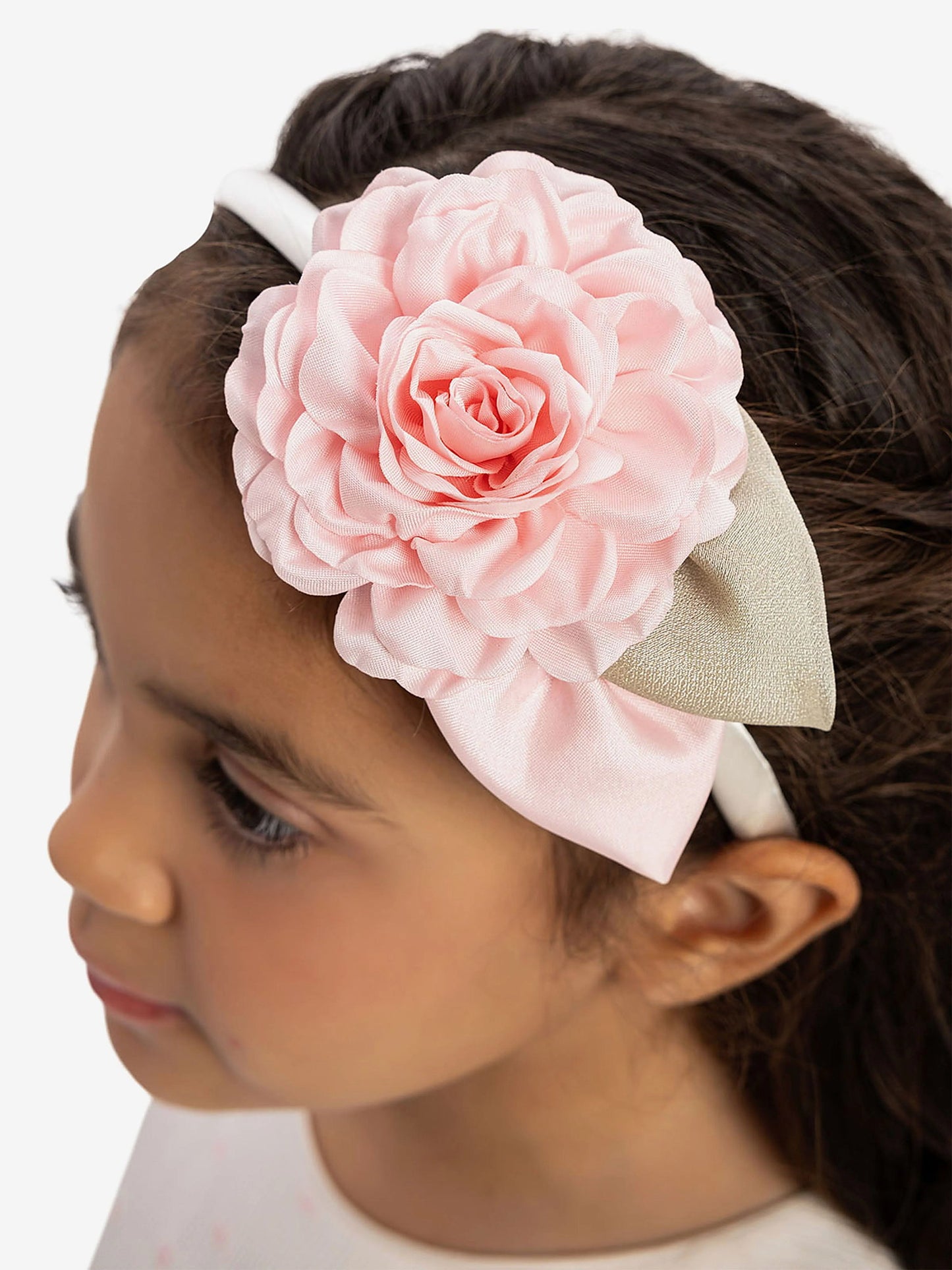 DRESS & Fleur Girls Dress with Headband in Pink | QHAUK - QHA UK