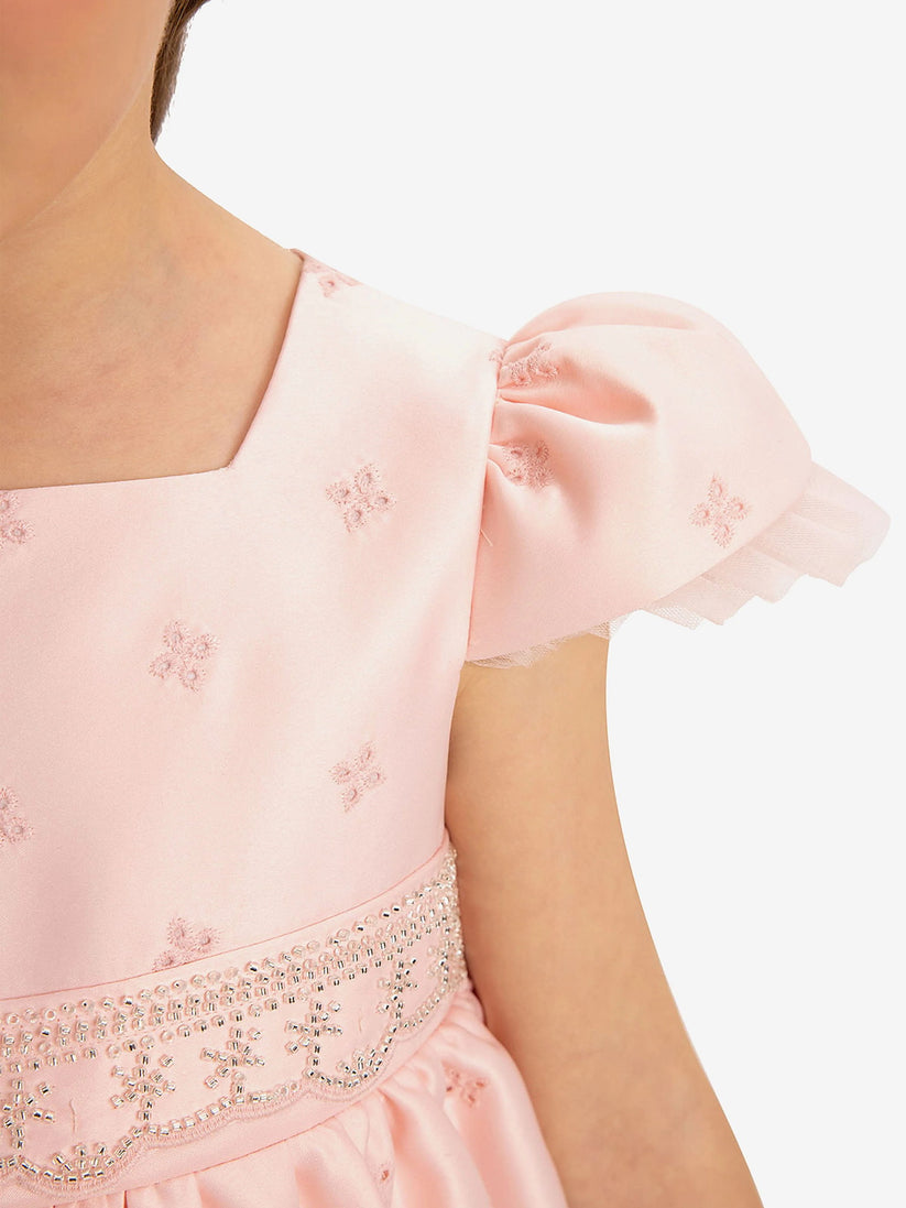 DRESS & Fleur Girls Dress with Matching Bag in Pink | QHAUK - QHA UK