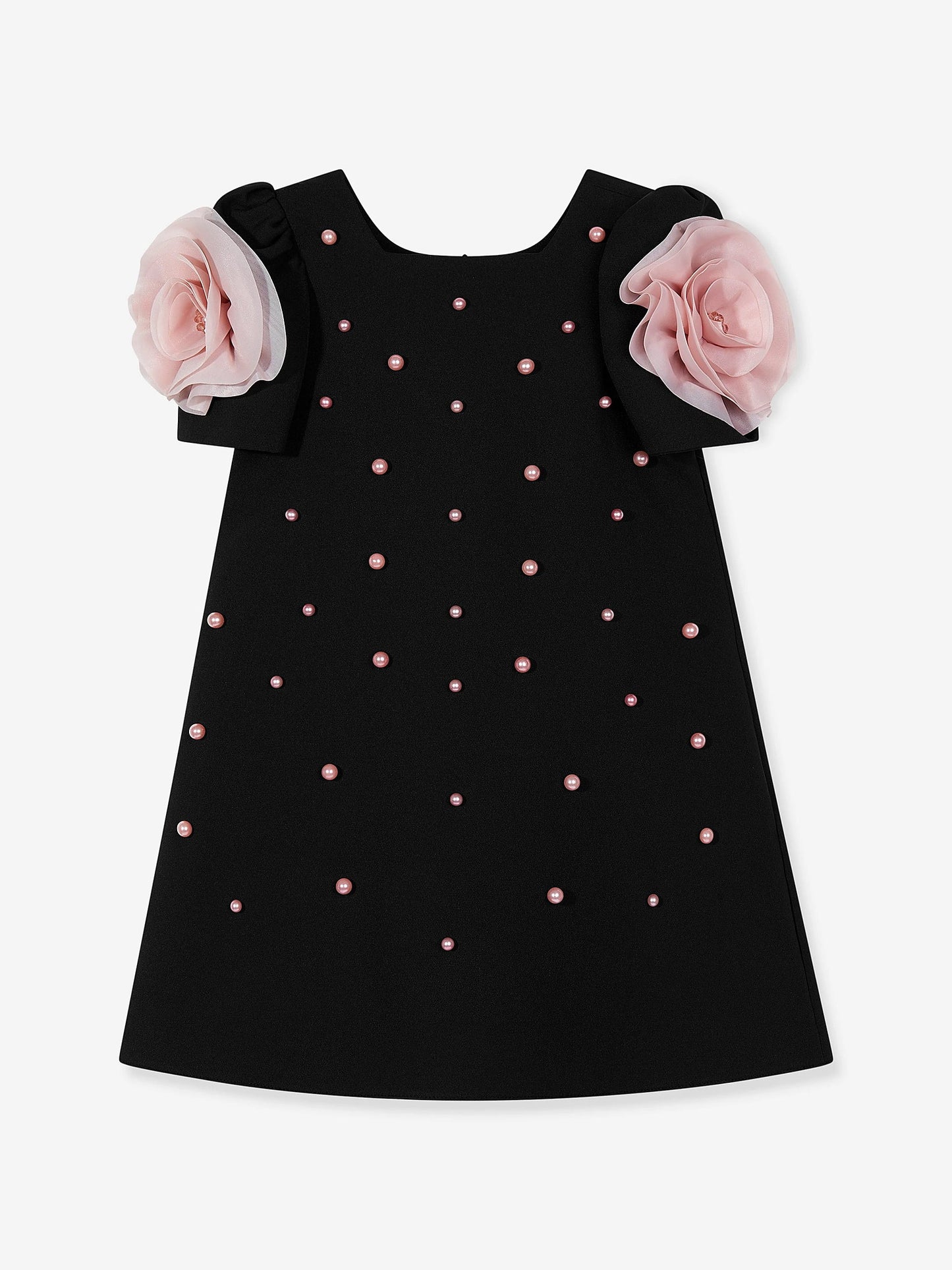 Dress & Fleur Girls Flower Occasion Dress in Black | QHAUK - QHA UK