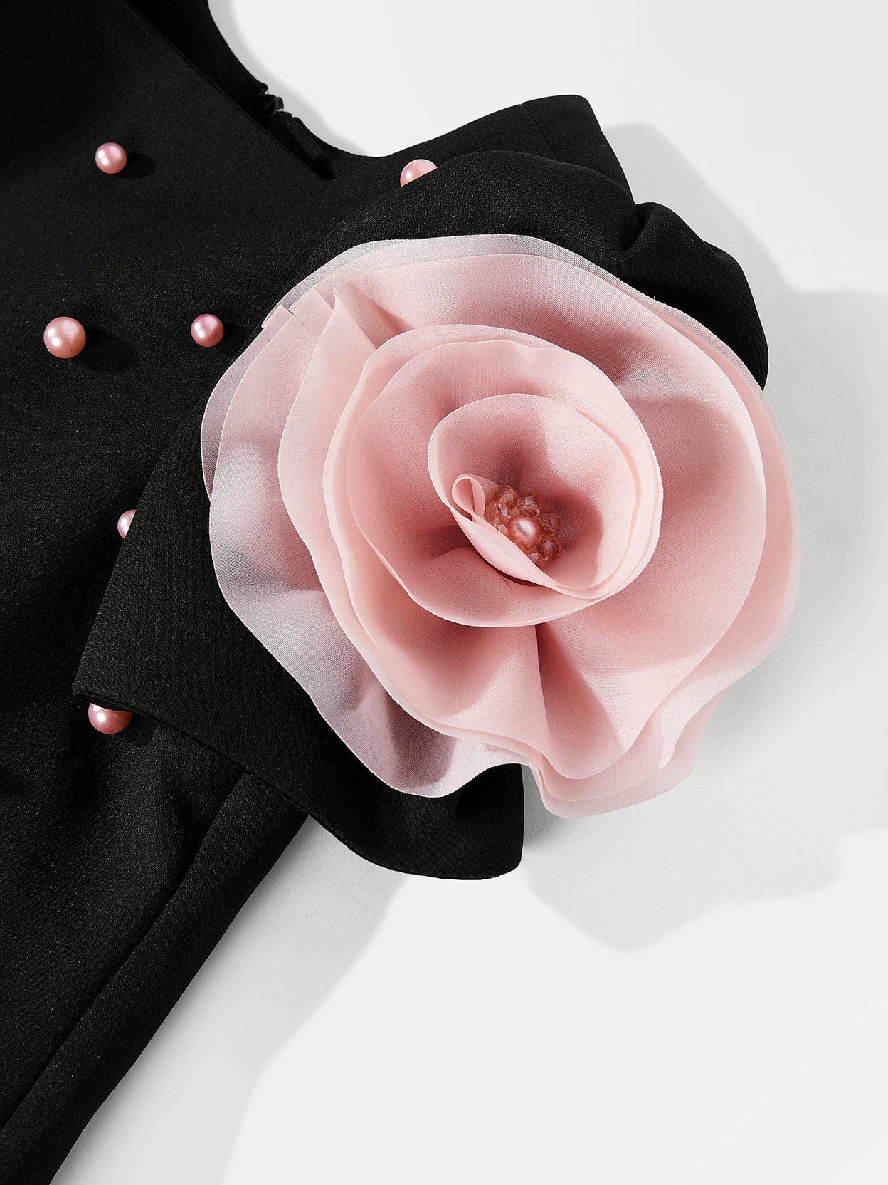 Dress & Fleur Girls Flower Occasion Dress in Black | QHAUK - QHA UK