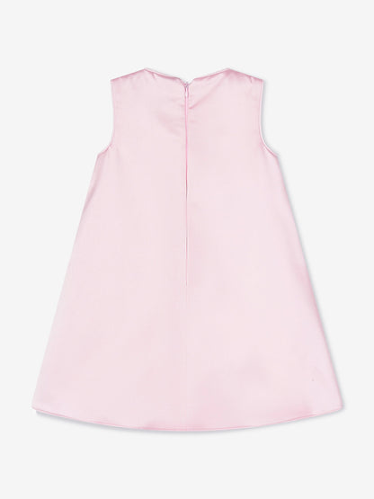 DRESS & Fleur Girls Flower Occasion Dress with Headband in Pink - QHA UK
