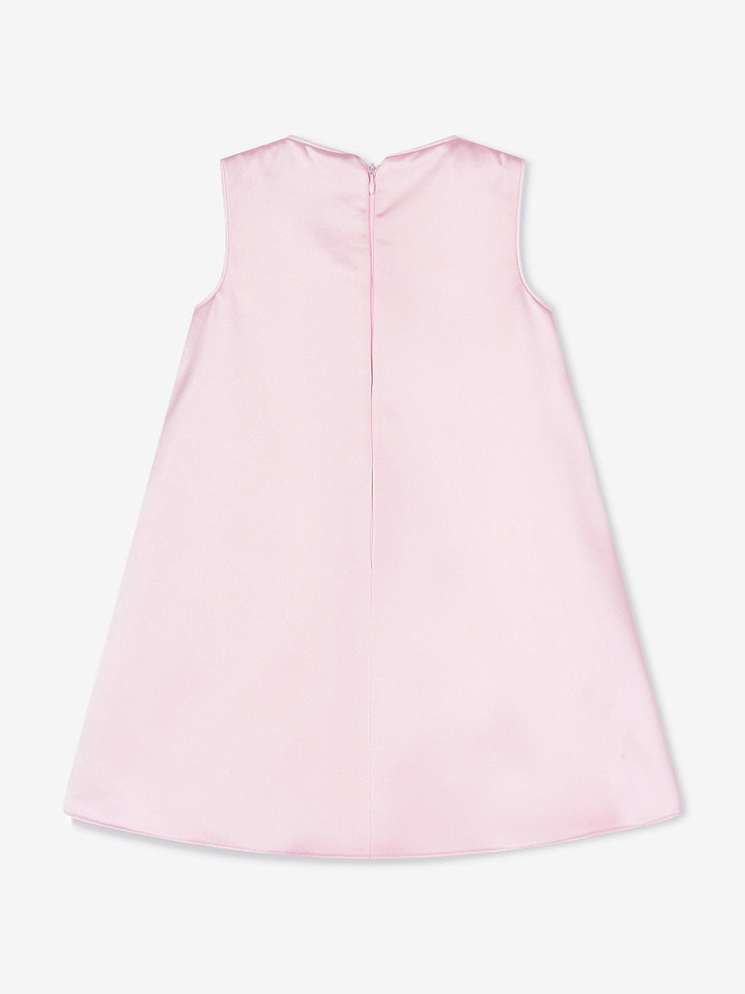 DRESS & Fleur Girls Flower Occasion Dress with Headband in Pink - QHA UK