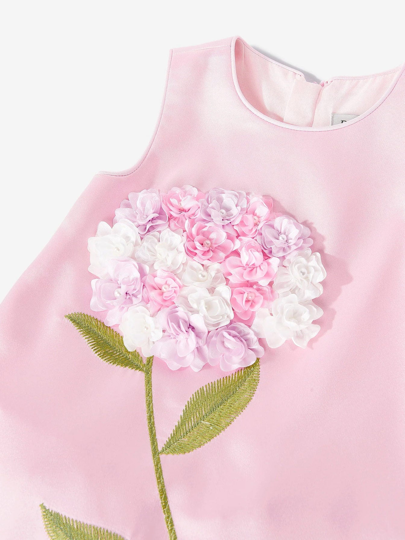 DRESS & Fleur Girls Flower Occasion Dress with Headband in Pink - QHA UK