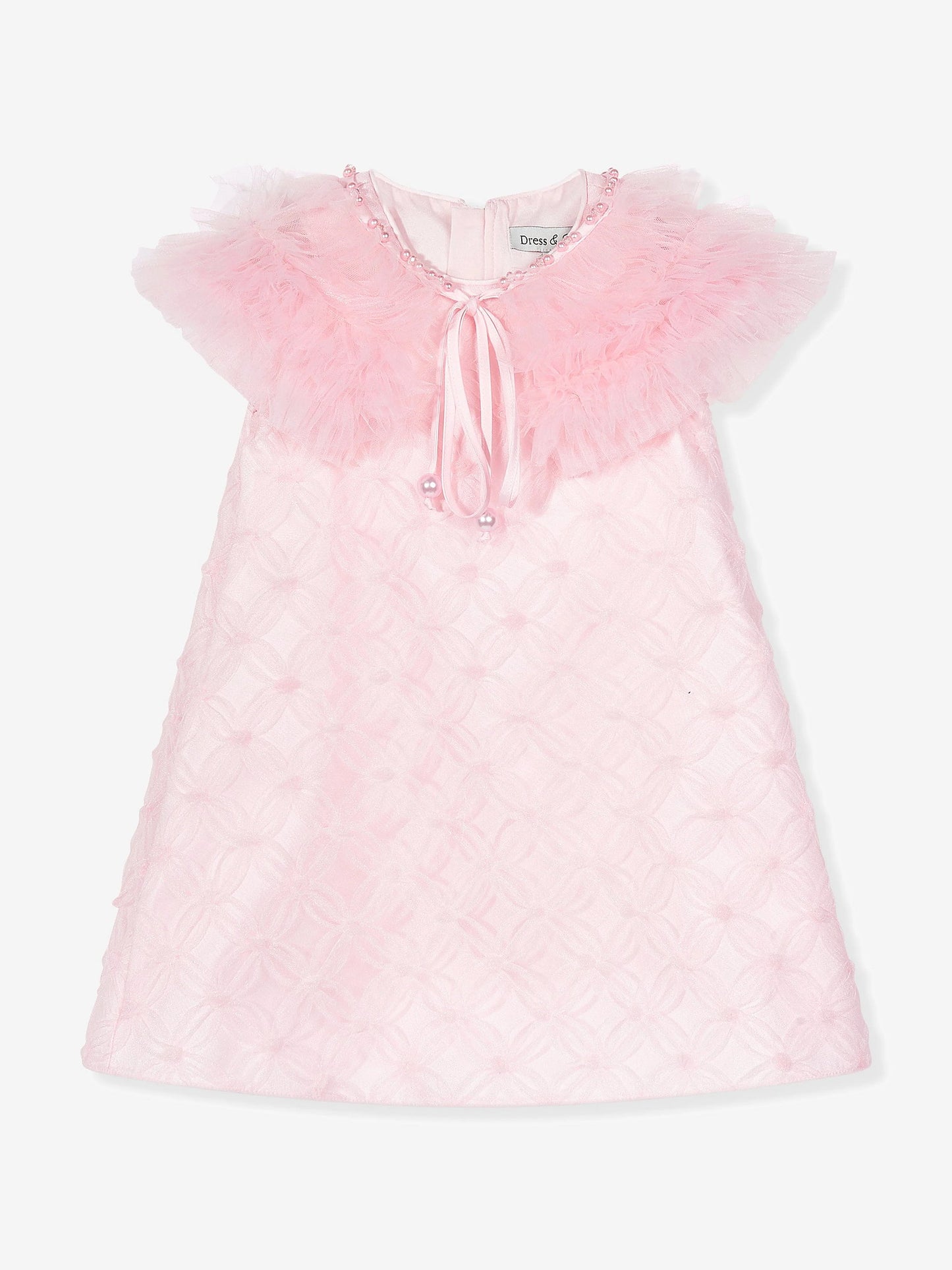 DRESS & Fleur Girls Occasion Dress and Cape Set in Pink | QHAUK - QHA UK
