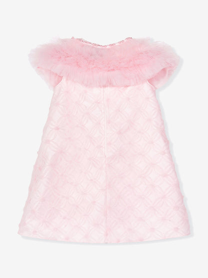 DRESS & Fleur Girls Occasion Dress and Cape Set in Pink | QHAUK - QHA UK