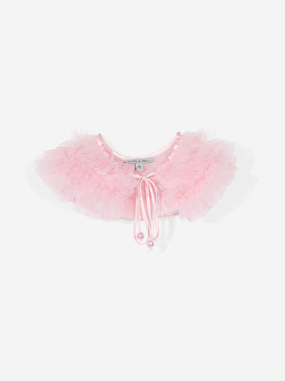 DRESS & Fleur Girls Occasion Dress and Cape Set in Pink | QHAUK - QHA UK