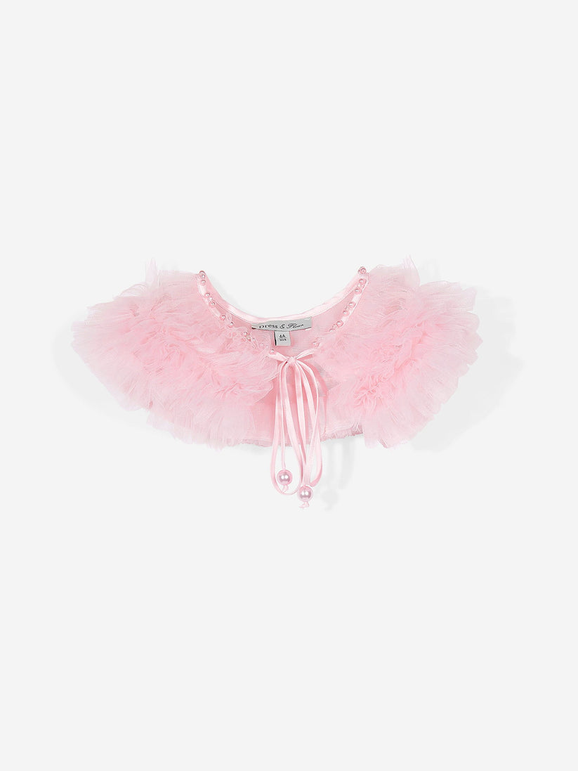 DRESS & Fleur Girls Occasion Dress and Cape Set in Pink | QHAUK - QHA UK
