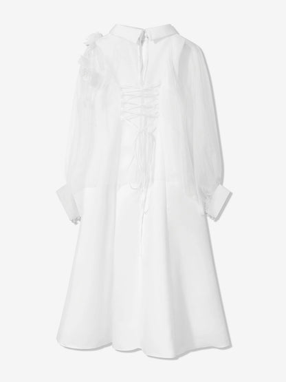 DRESS & Fleur Girls Occasion Dress in Ivory | QHAUK - QHA UK