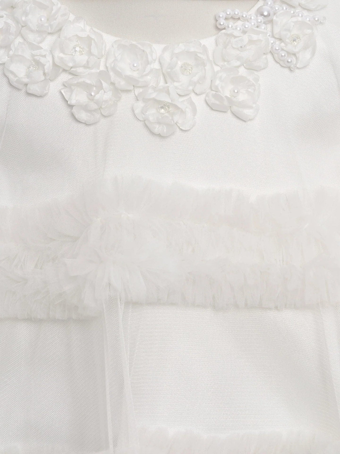 DRESS & Fleur Girls Occasion Dress with Headband in Ivory | QHAUK - QHA UK