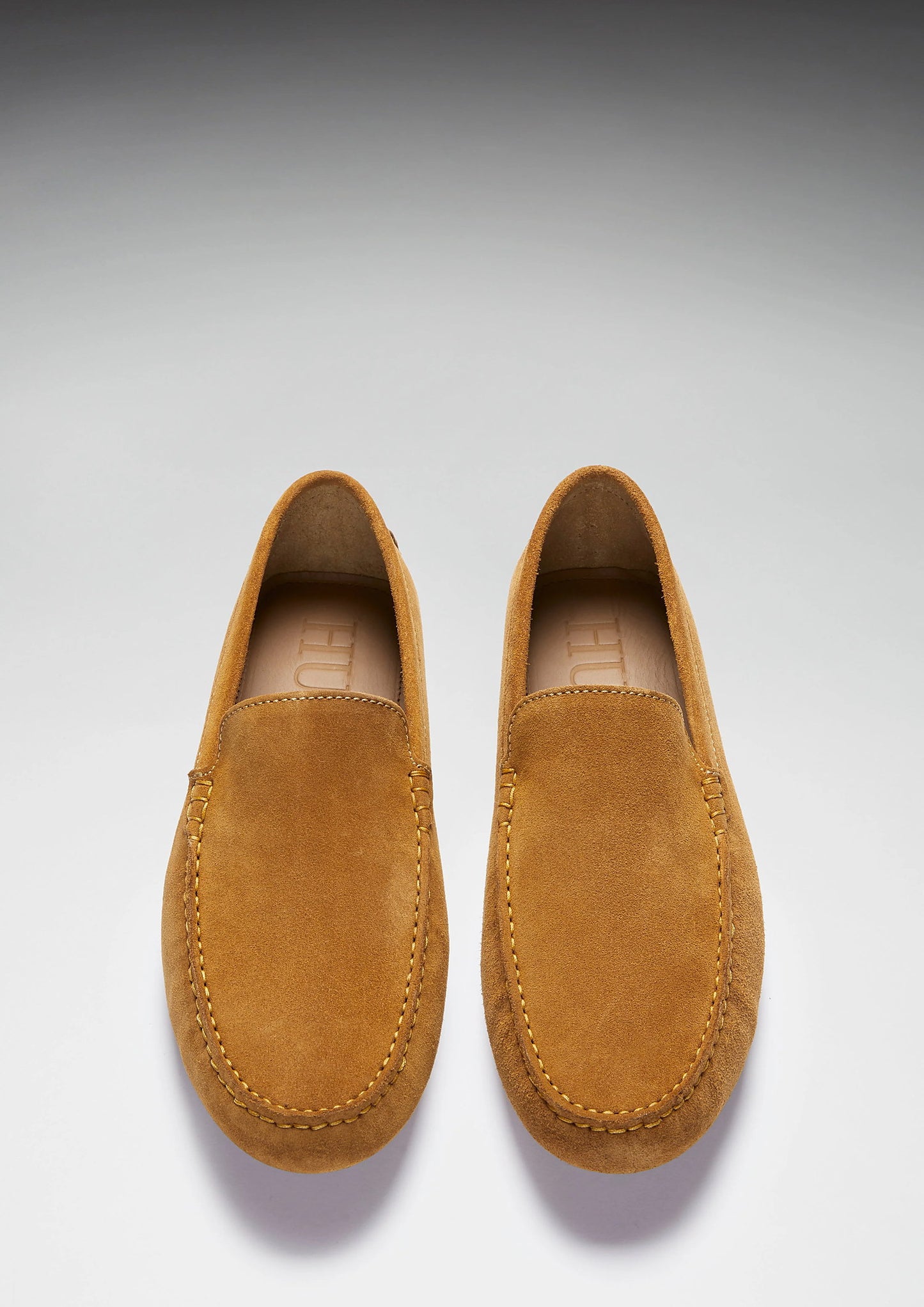 Hugs & Co Mens Driving Loafers Tobacco Suede UK 7-14 - QHA UK