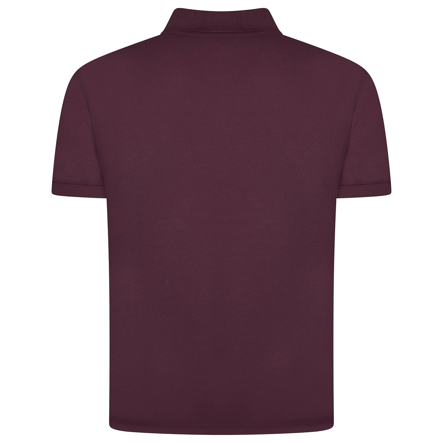 Mens 100% Cotton Polo Shirt Short Sleeve Pique Casual Work Top | Premi - Sleeve Detail - QHA UK