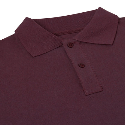 Mens 100% Cotton Polo Shirt Short Sleeve Pique Casual Work Top | Premi - Sleeve Detail - QHA UK