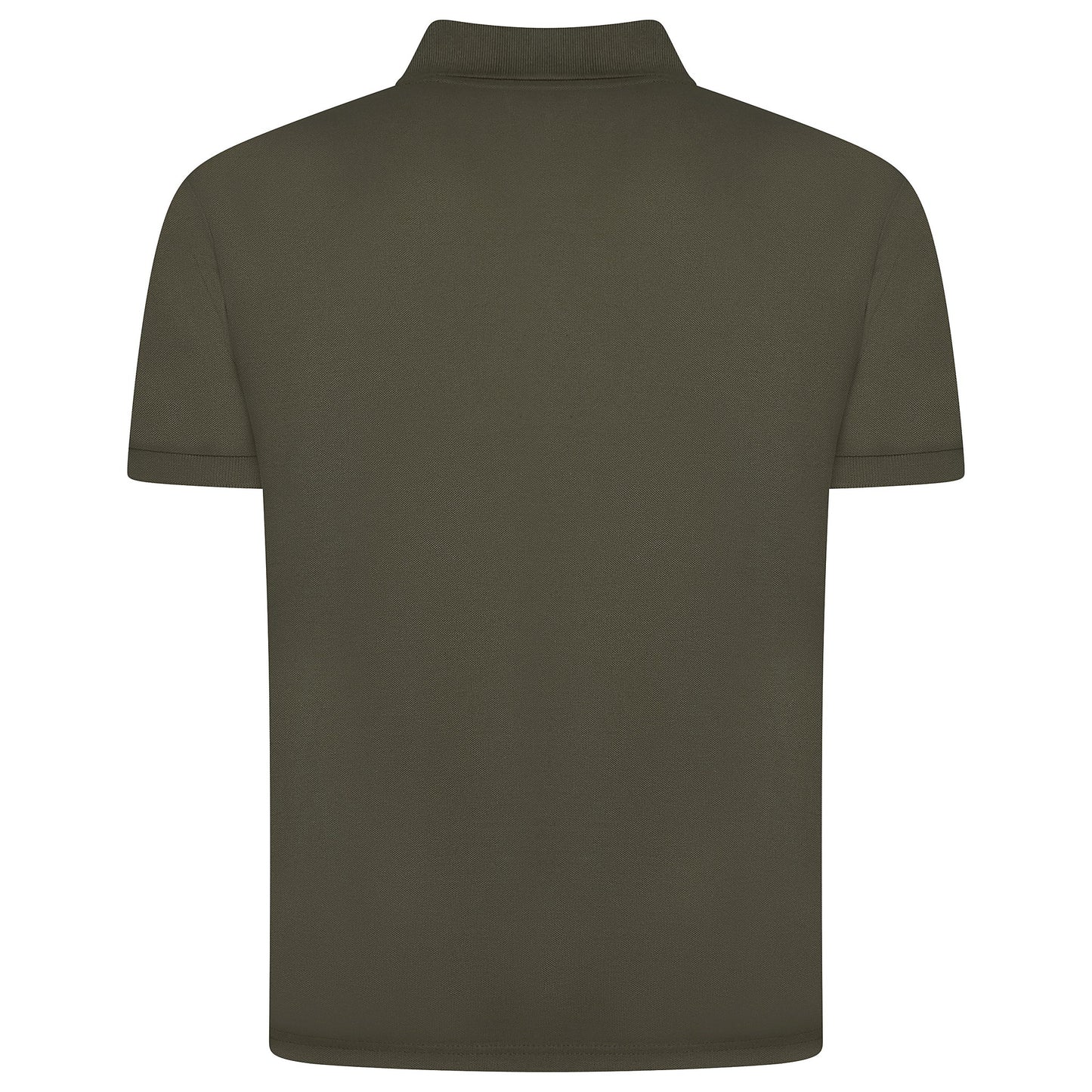 Mens 100% Cotton Polo Shirt Short Sleeve Pique Casual Work Top | Premi - Sleeve Detail - QHA UK
