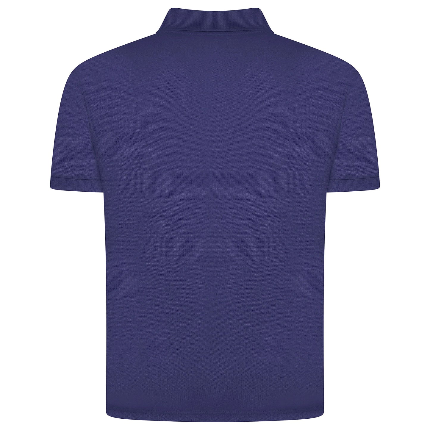 Mens 100% Cotton Polo Shirt Short Sleeve Pique Casual Work Top | Premi - Sleeve Detail - QHA UK