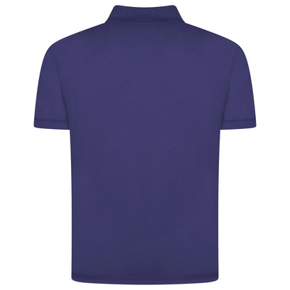 Mens 100% Cotton Polo Shirt Short Sleeve Pique Casual Work Top | Premi - Sleeve Detail - QHA UK