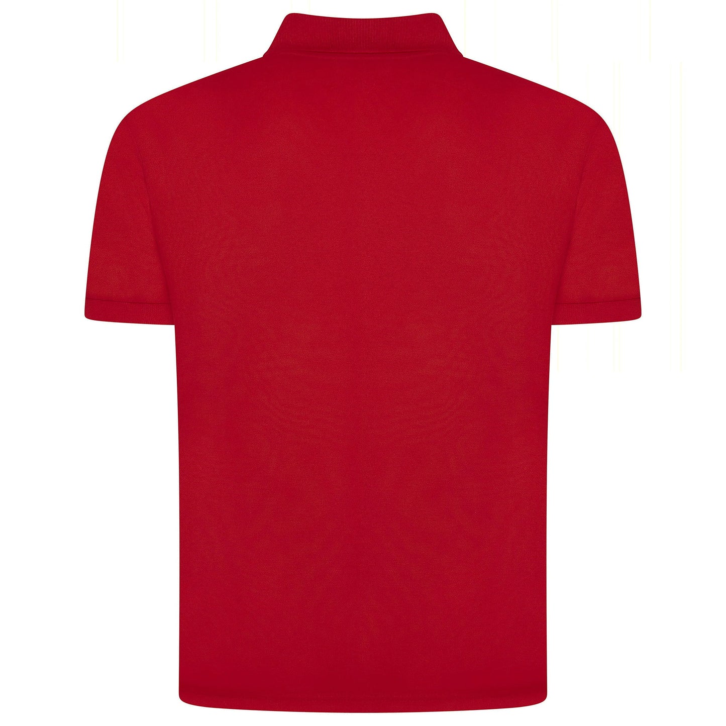 Mens 100% Cotton Polo Shirt Short Sleeve Pique Casual Work Top | Premi - Sleeve Detail - QHA UK