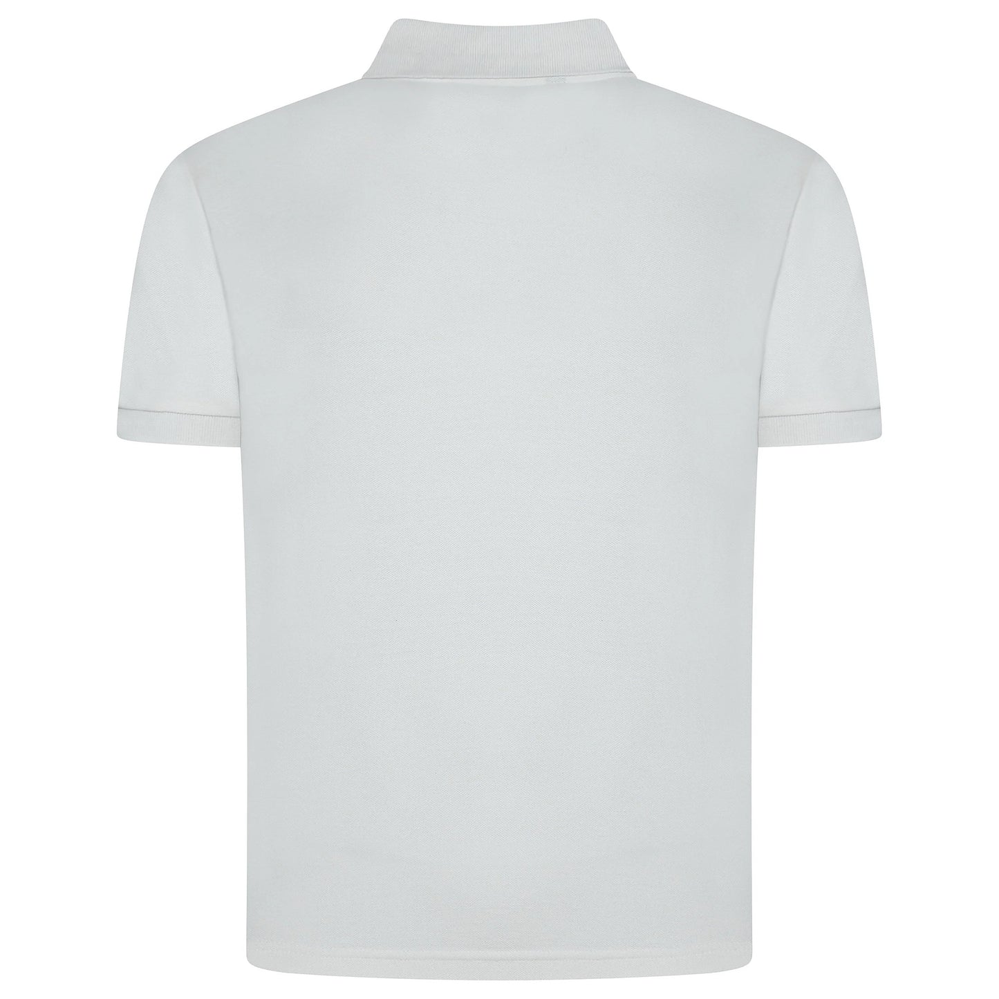 Mens 100% Cotton Polo Shirt Short Sleeve Pique Casual Work Top | Premi - Sleeve Detail - QHA UK