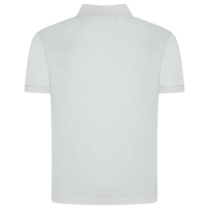 Mens 100% Cotton Polo Shirt Short Sleeve Pique Casual Work Top | Premi - Sleeve Detail - QHA UK