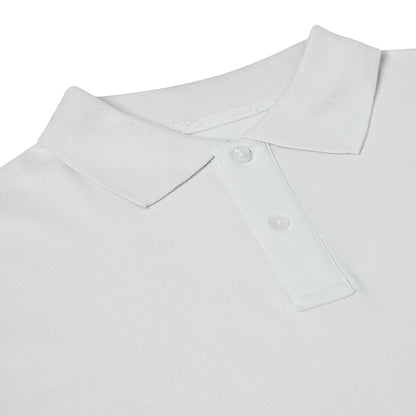 Mens 100% Cotton Polo Shirt Short Sleeve Pique Casual Work Top | Premi - Sleeve Detail - QHA UK