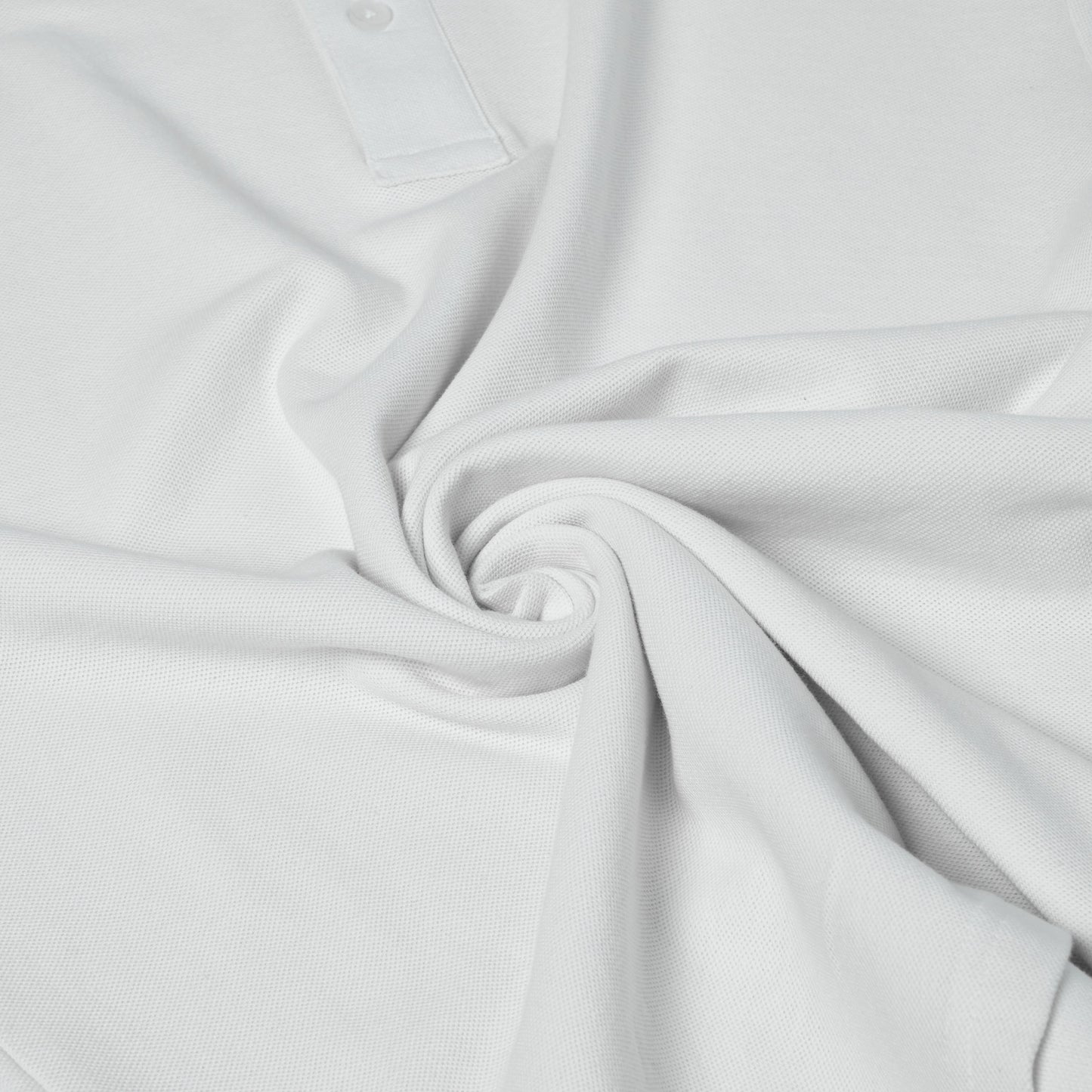 Mens 100% Cotton Polo Shirt Short Sleeve Pique Casual Work Top | Premi - Sleeve Detail - QHA UK
