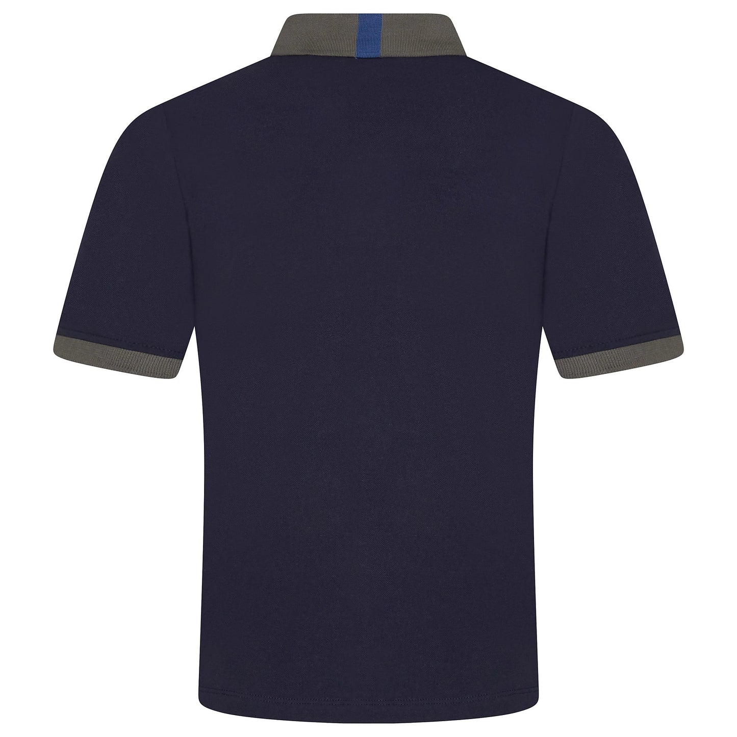 Mens Cotton Polo Shirt Contrast Collar Pique Casual T-Shirt S-2XL UK | - Collar Detail - QHA UK