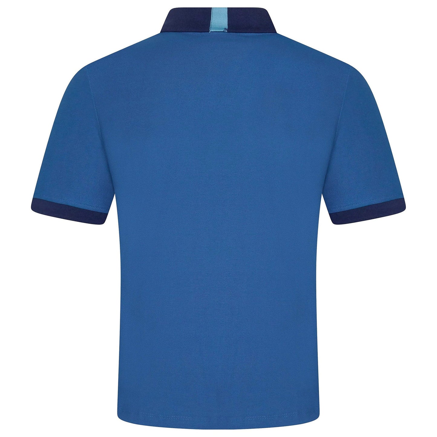 Mens Cotton Polo Shirt Contrast Collar Pique Casual T-Shirt S-2XL UK | - Collar Detail - QHA UK