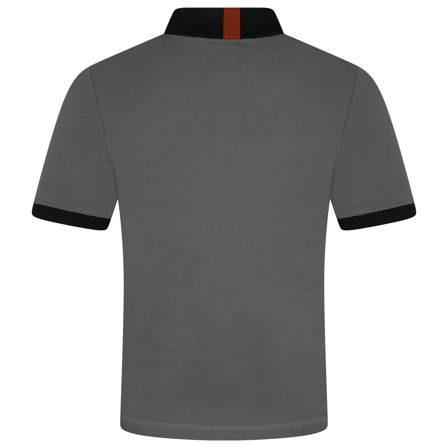 Mens Cotton Polo Shirt Contrast Collar Pique Casual T-Shirt S-2XL UK | - Collar Detail - QHA UK