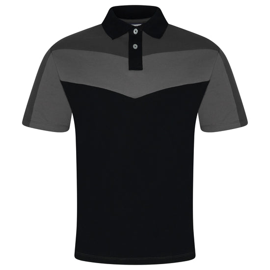 Evryone Mens Cotton Contrast Stripe Polo Shirt Short Sleeve Casual Sma - Sleeve Detail - QHA UK